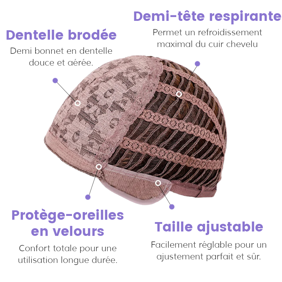 Perruque Rouge Courte