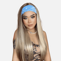 Perruque bandeau blonde