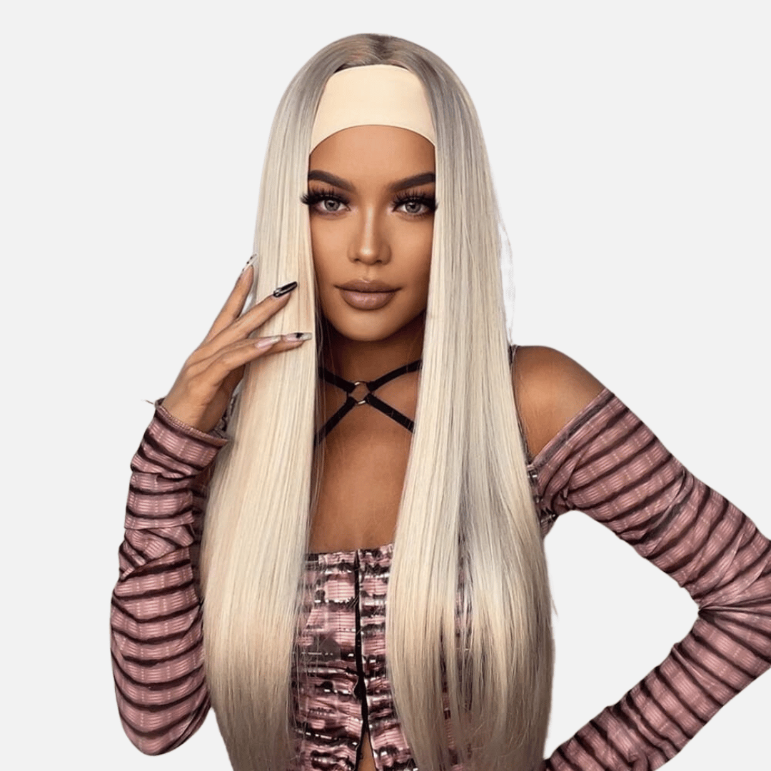 Perruque bandeau synthétique