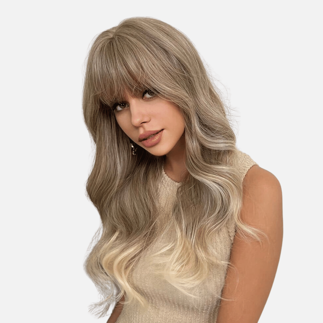 Perruque blonde bonne qualité