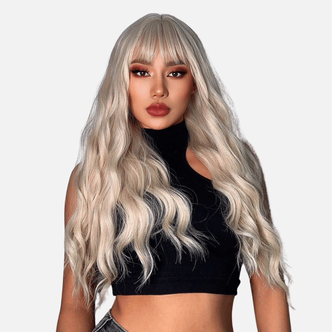Perruque Blonde frange