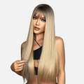 Perruque blonde indétectable