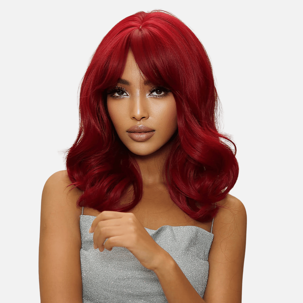 Perruque rouge femme