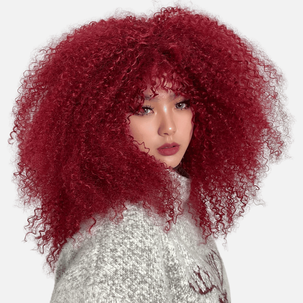 Perruque Rouge frisée
