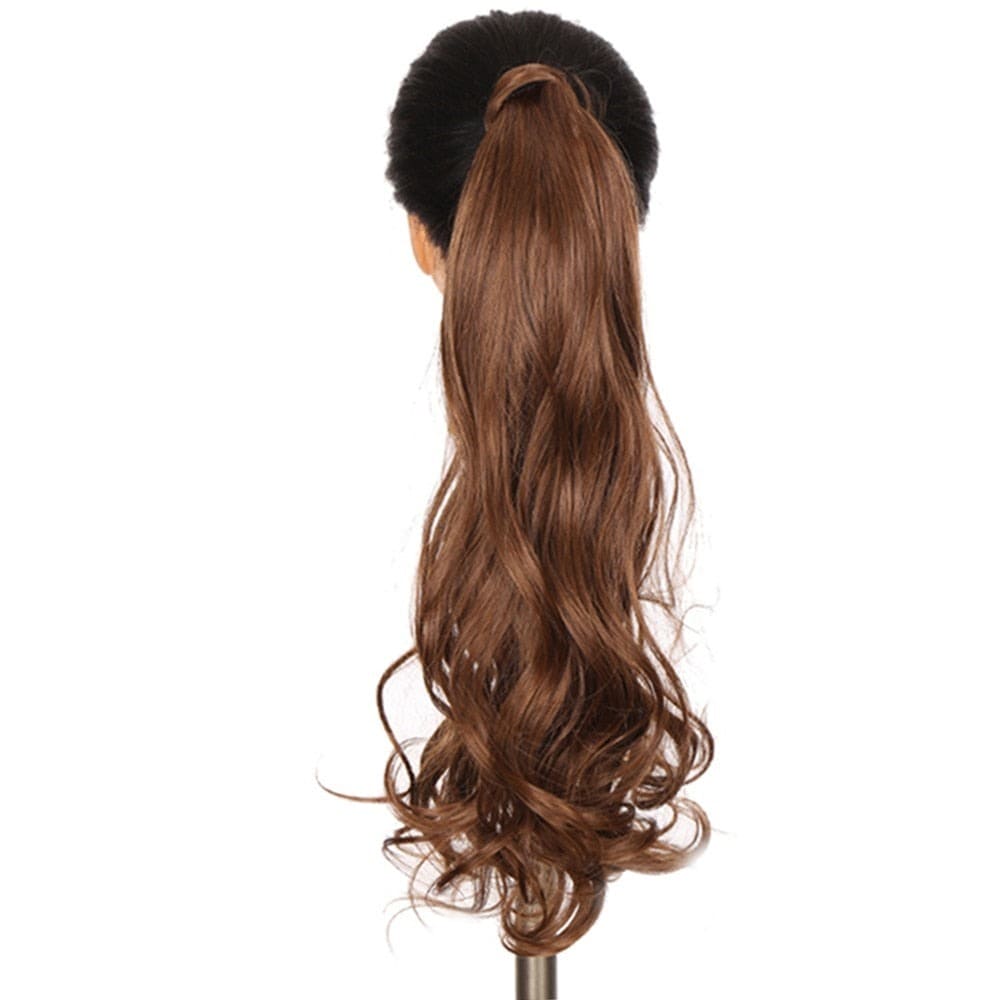 Extension de cheveux à clip brun