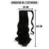 Extension de cheveux à clip tye and die longueur
