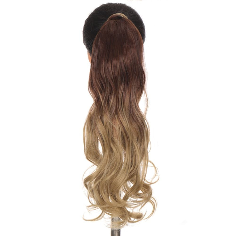 Extension de cheveux à clip tye and die variante