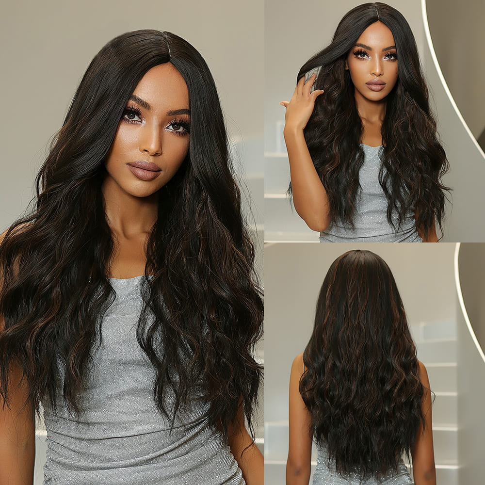 Perruque ultra légère noire