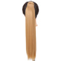 Extension de cheveux à clip blond cendrée lisse