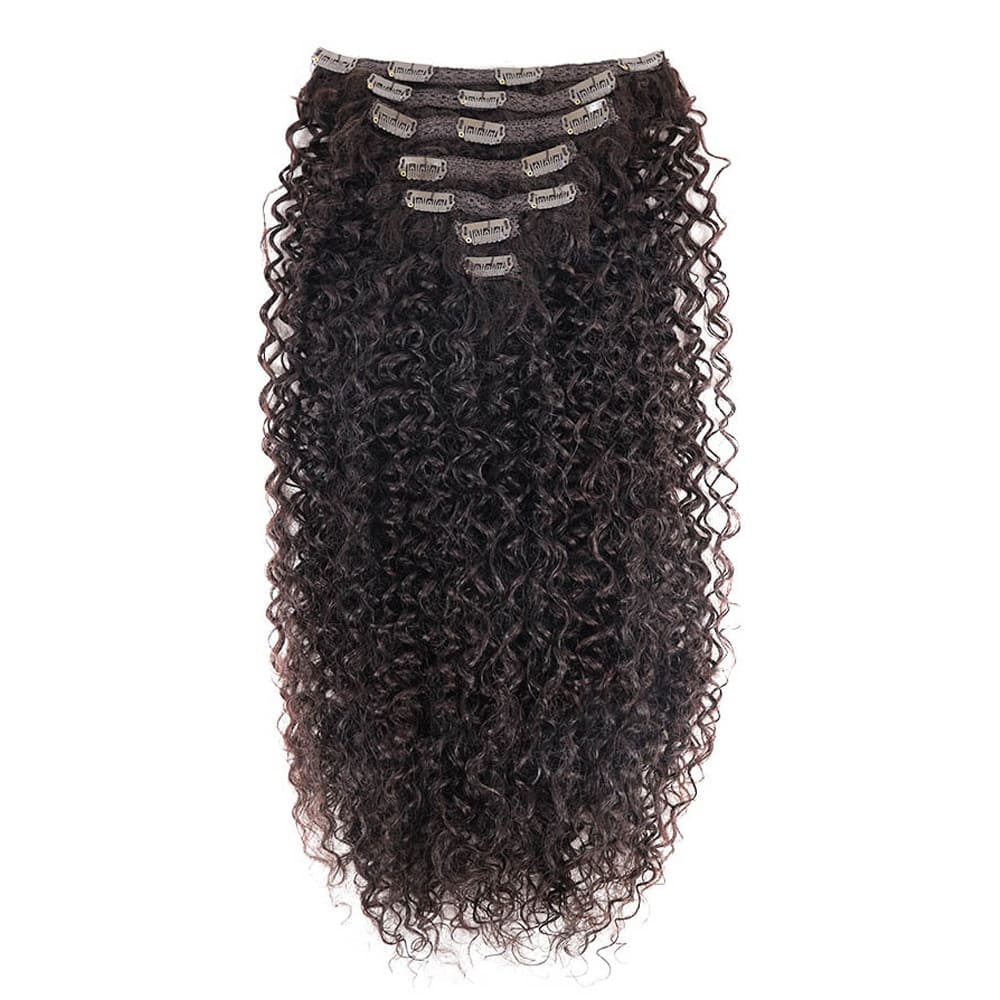 Extension de cheveux à clip frisée