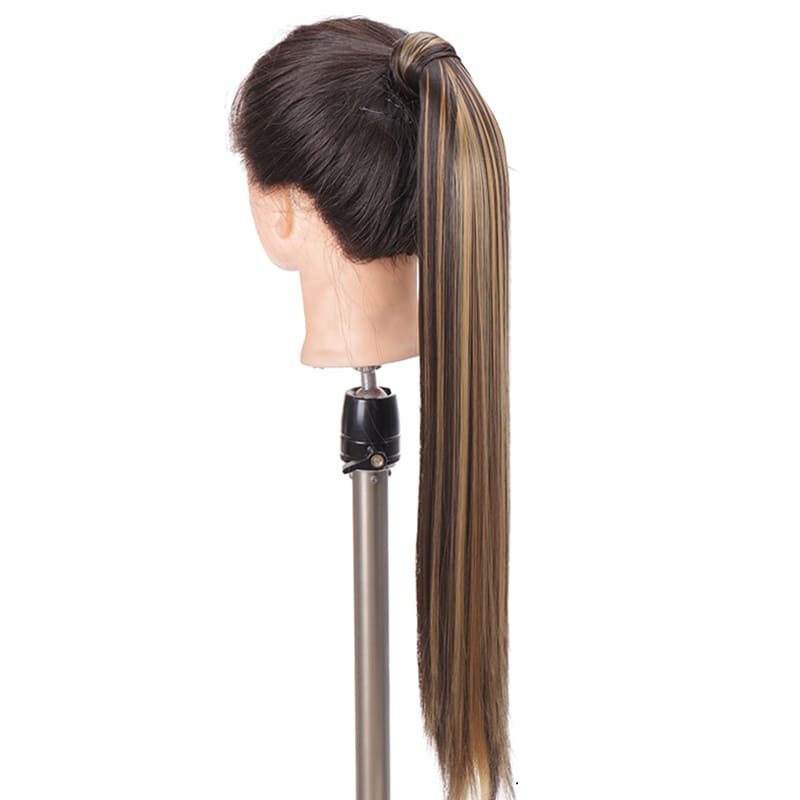 Extension de cheveux à clip mèche lisse