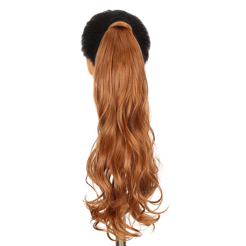Extension de cheveux à clip rousse ondulée