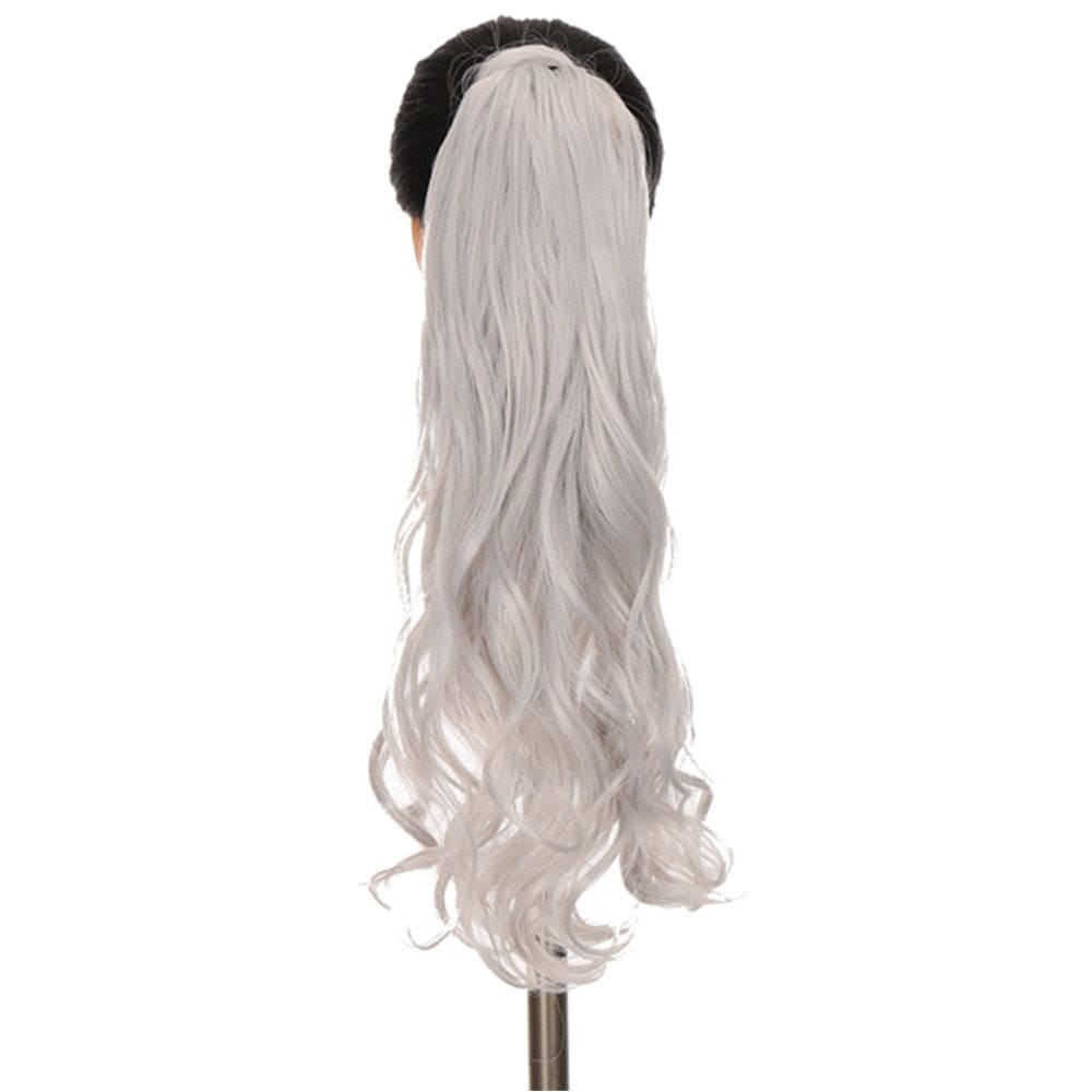 Extension de cheveux à clip blanc