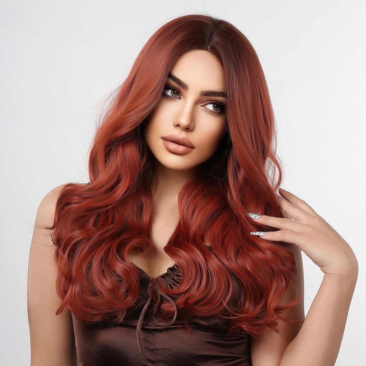 Perruque auburn soins capillaires