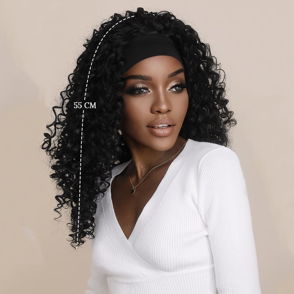 Perruque bandeau intégré longueur