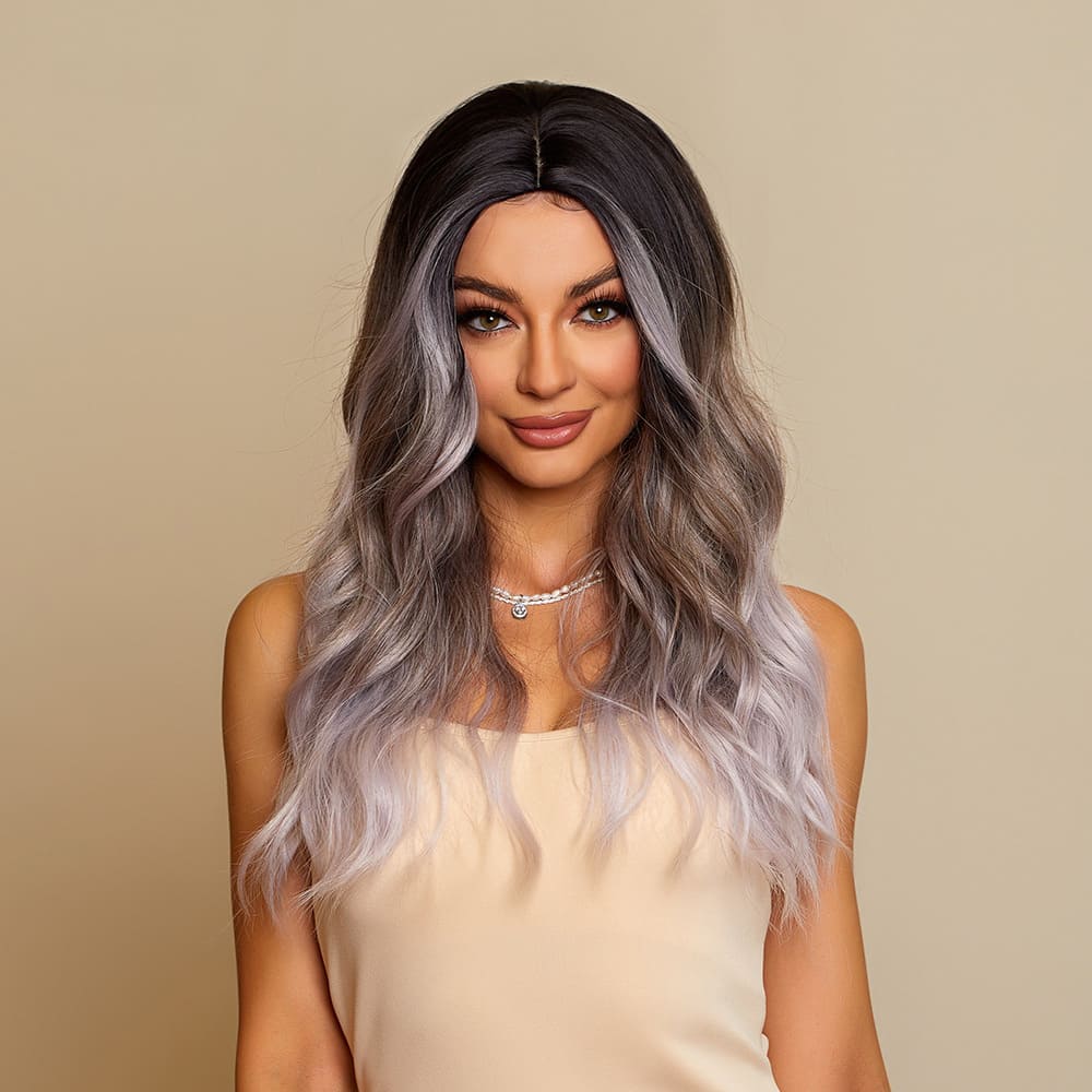 Perruque blanche et noire