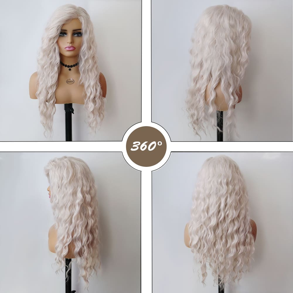 Perruque blonde bouclée modèle