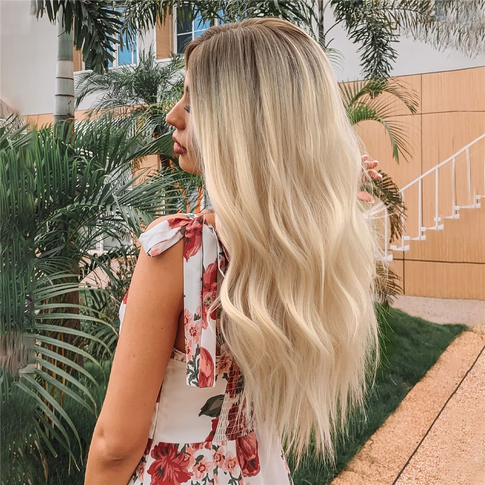 Perruque blonde femme fatale sensationnelle