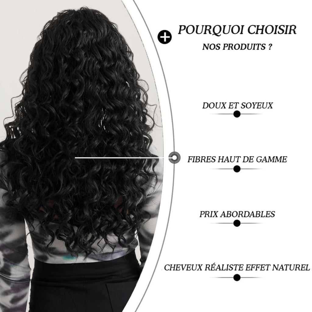 Perruque brésilienne afro nuque