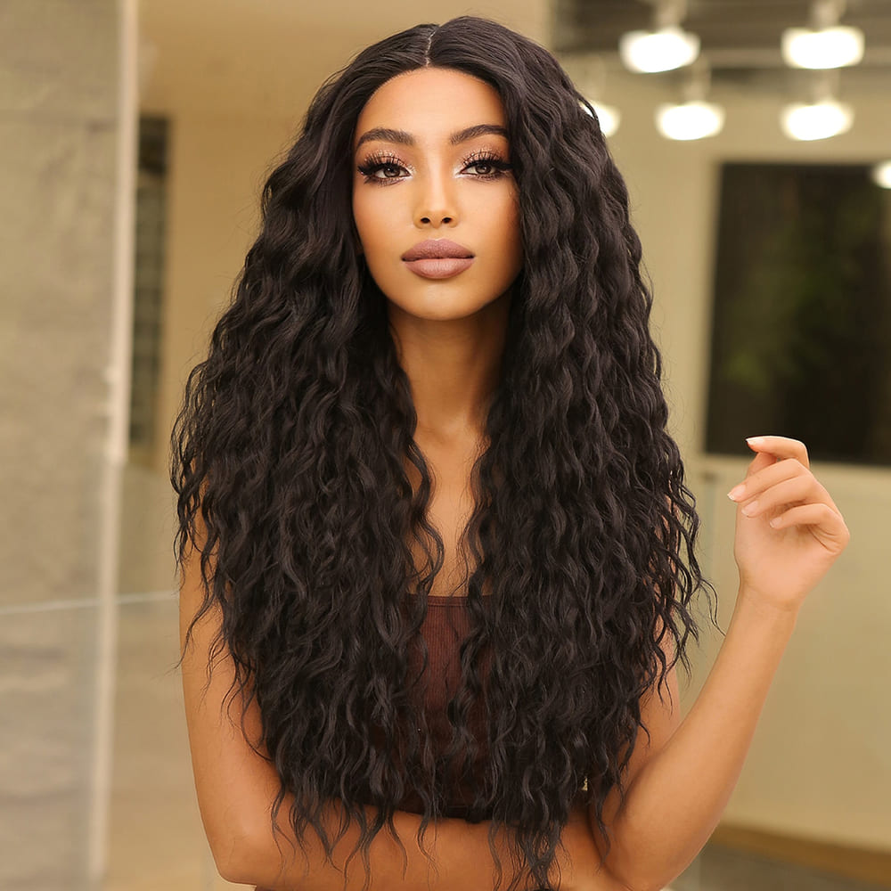 Perruque brésilienne sans colle femme