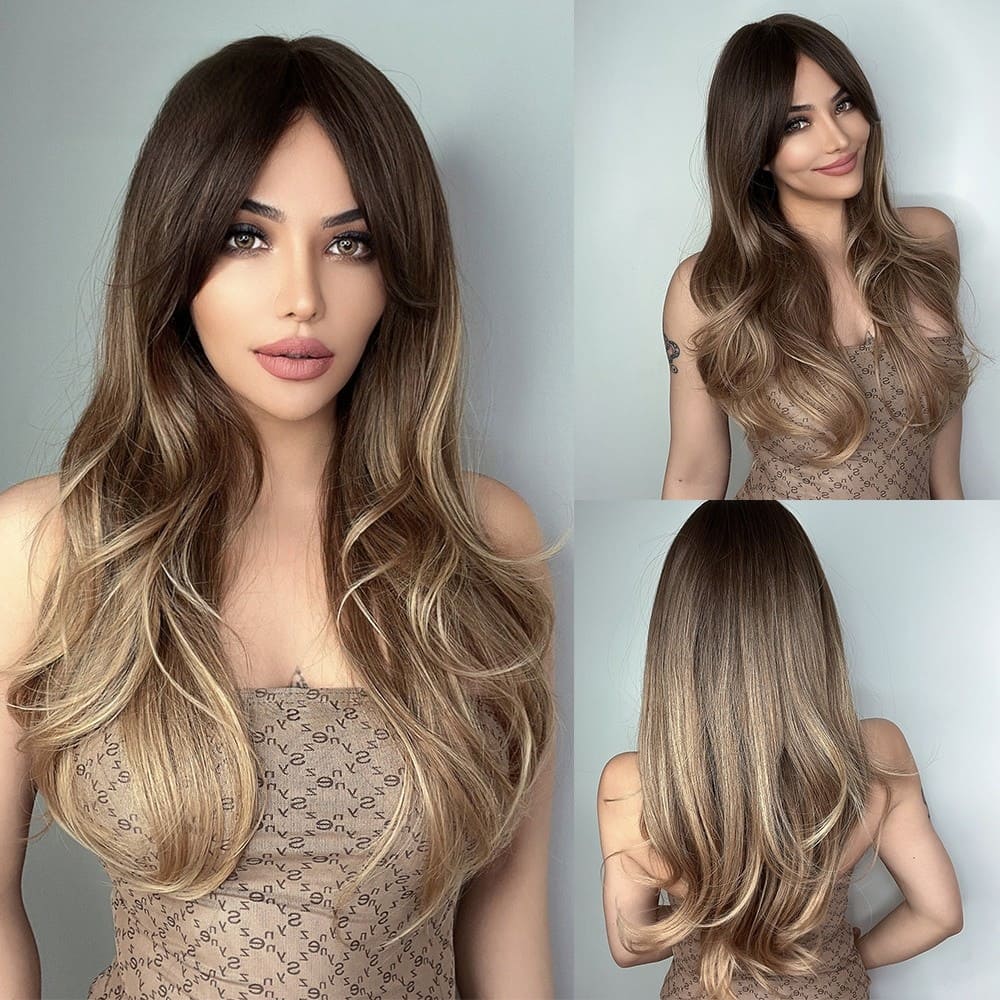 Perruque effet naturel invisible