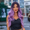 Perruque femme violette
