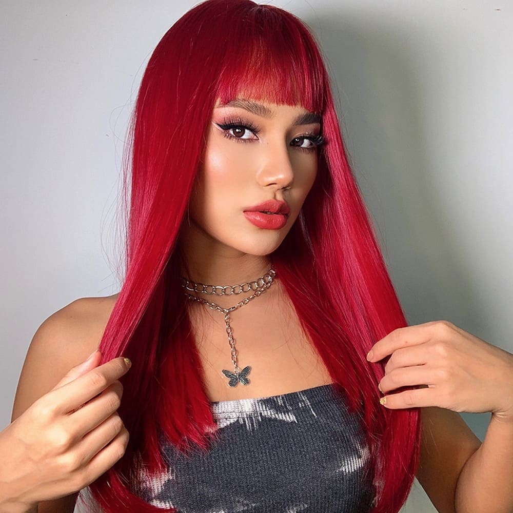 Perruque frange courte femme