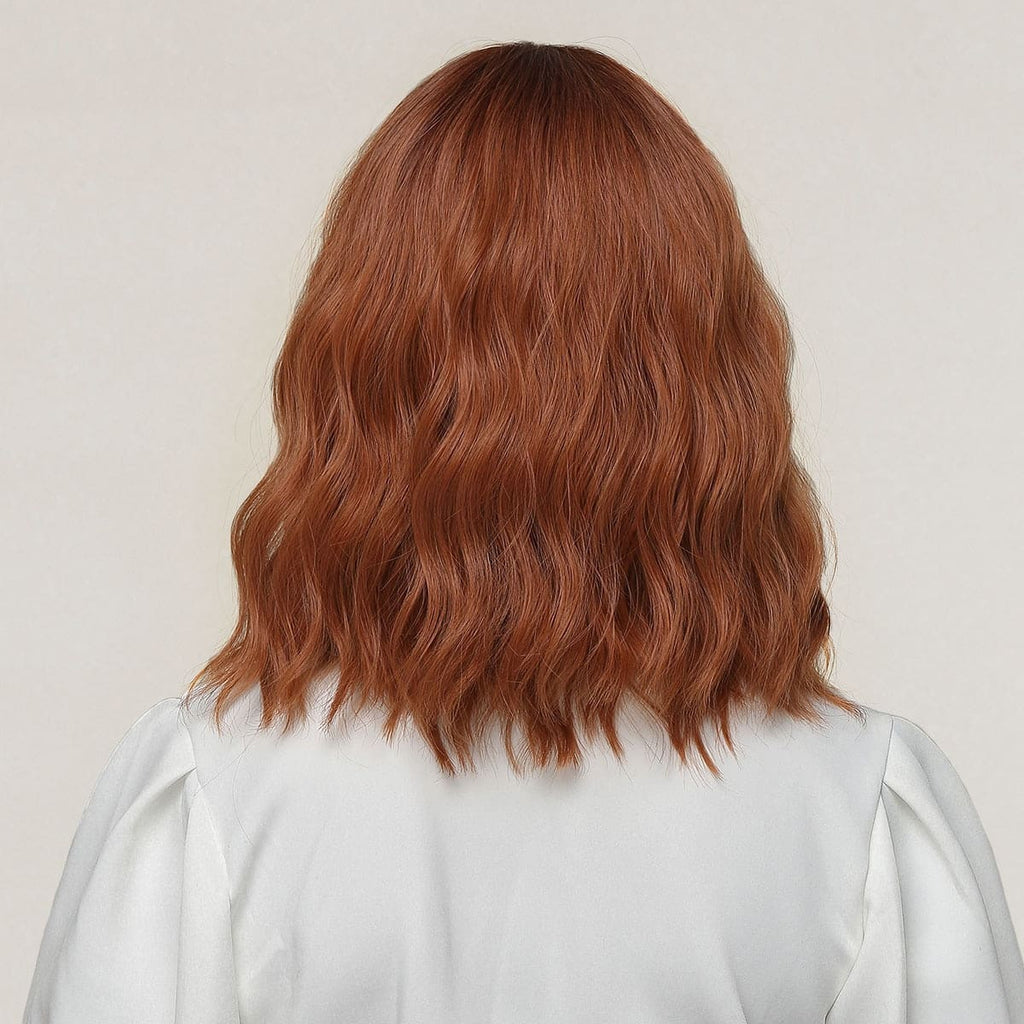 Perruque mi longue frange nuque