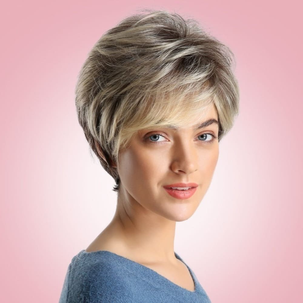 Perruque synthétique courte femme