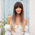Perruque tie and dye blond
