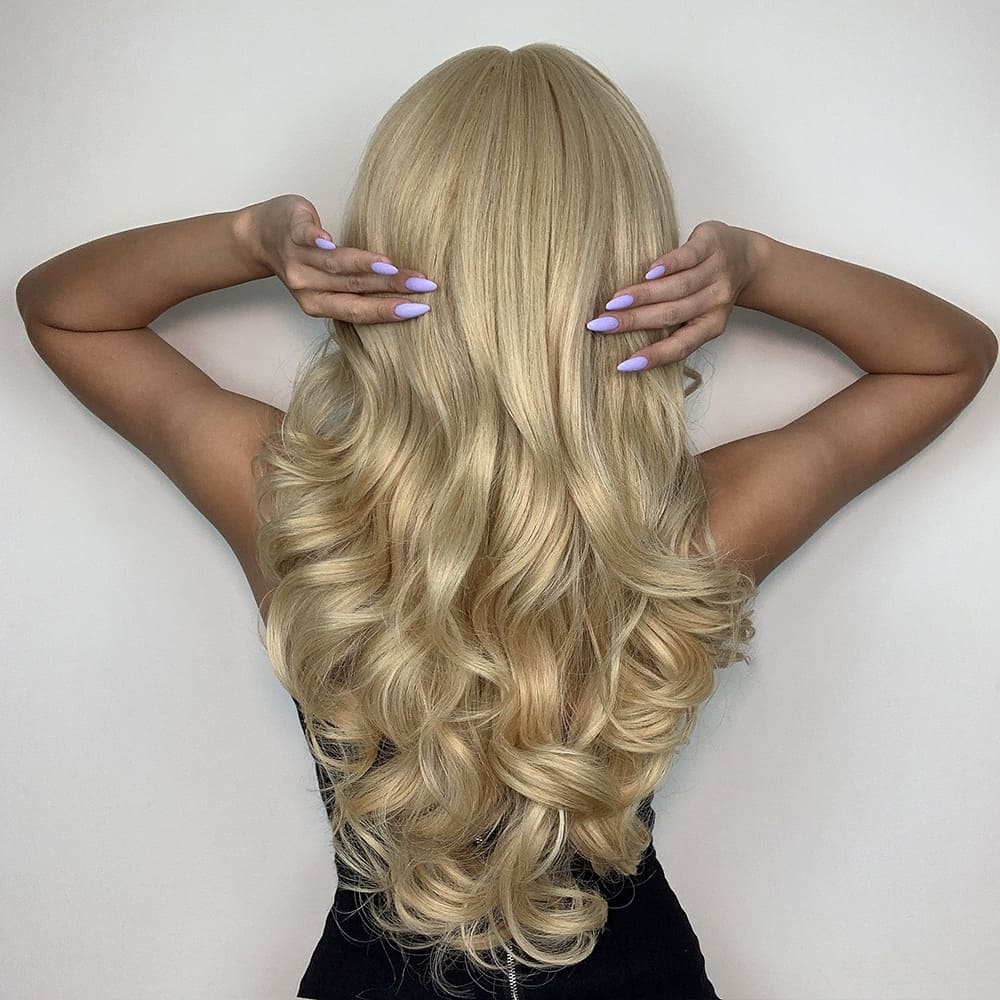 Perruque ultra naturelle nuque