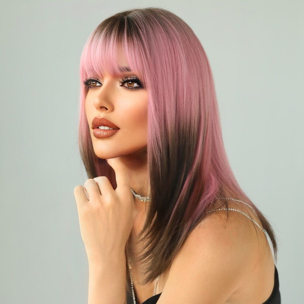 Perruque wig rose sexy