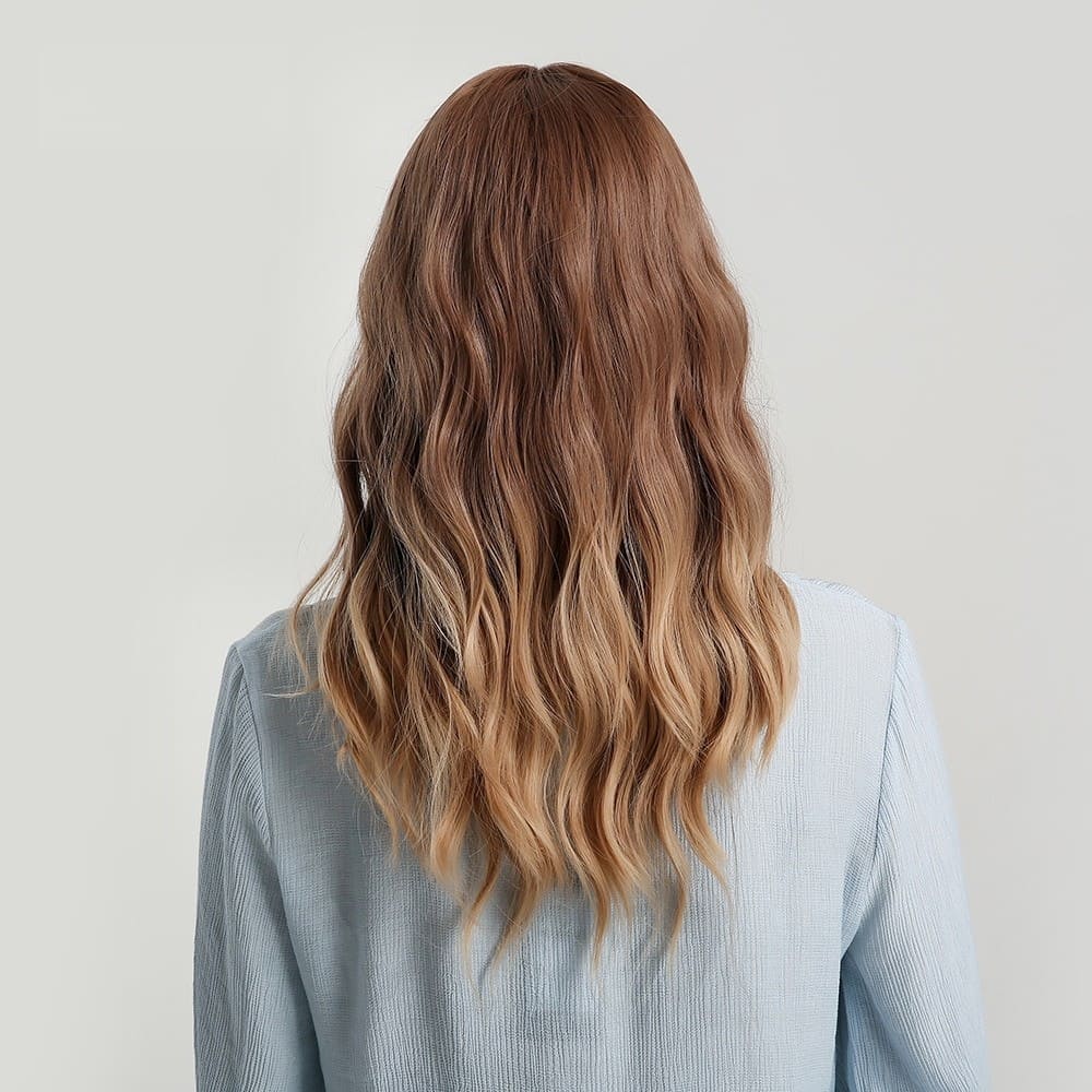 Perruque wig rousse dos