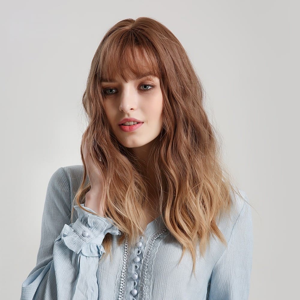 Perruque wig rousse femme