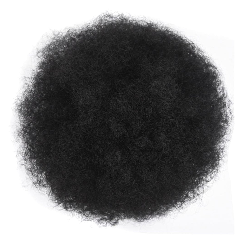 postiche chignon africain noir