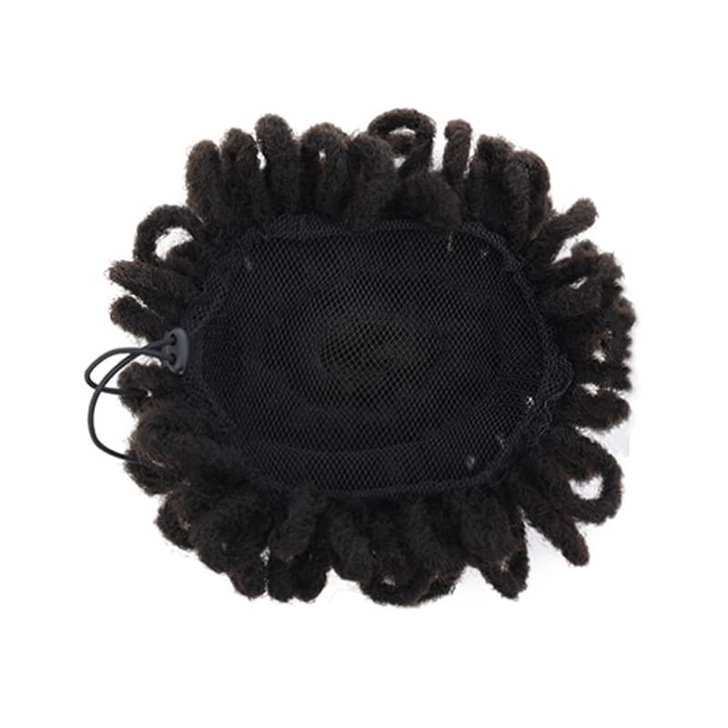 Postiche chignon afro réglable