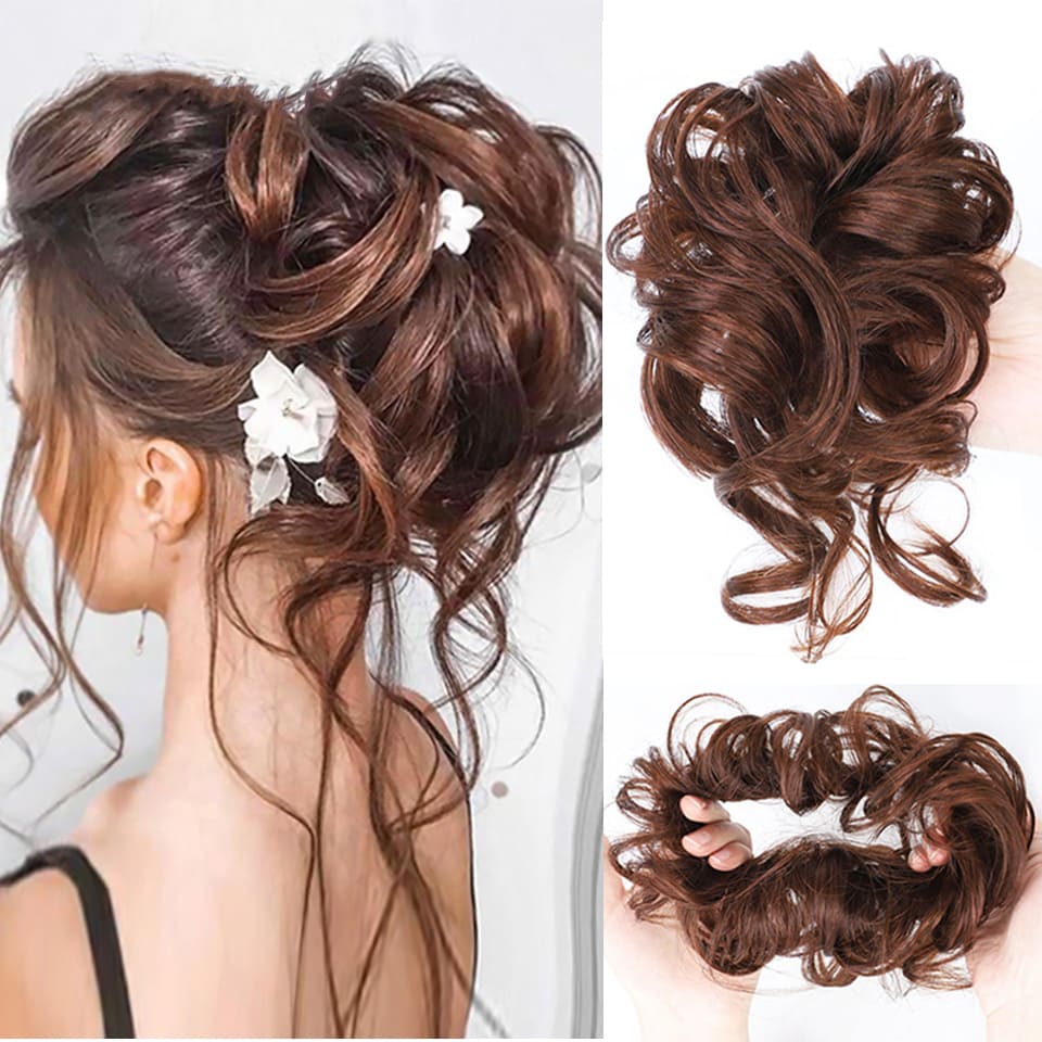 Postiche chignon bas exemple