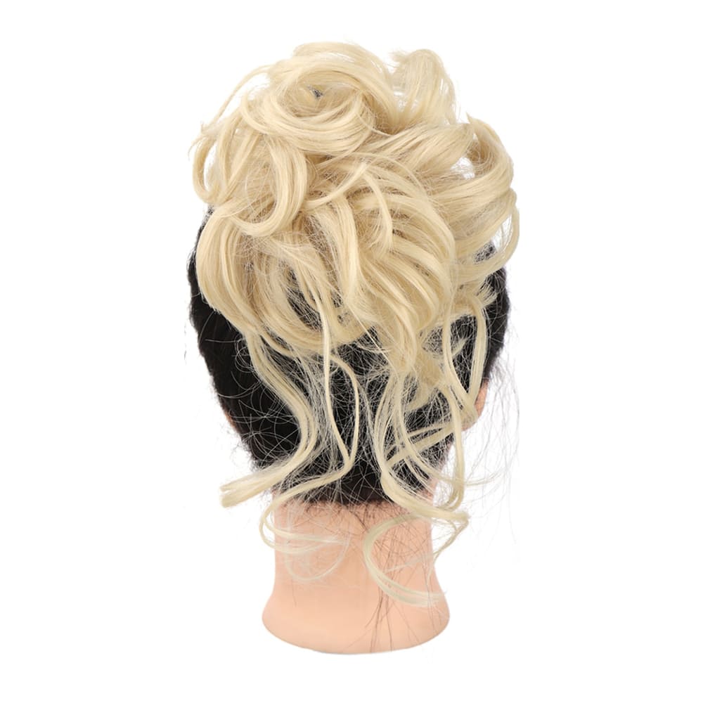 Postiche chignon blond