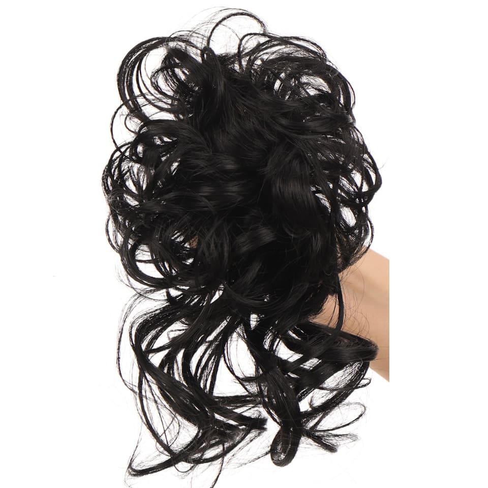 Postiche chignon décoiffé