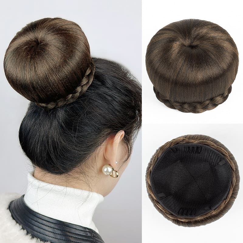 Postiche chignon donut clip
