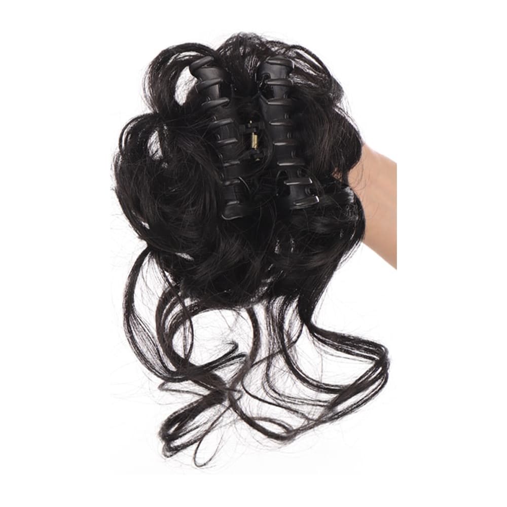 Postiche chignon à pince ouvert