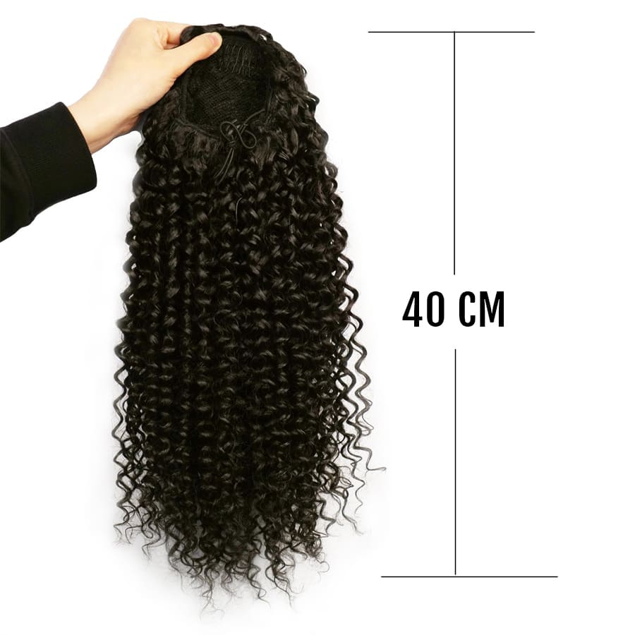 Postiche queue de cheval afro longueur