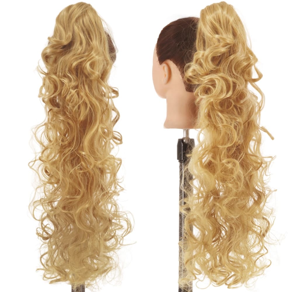 Postiche queue de cheval bouclée volume