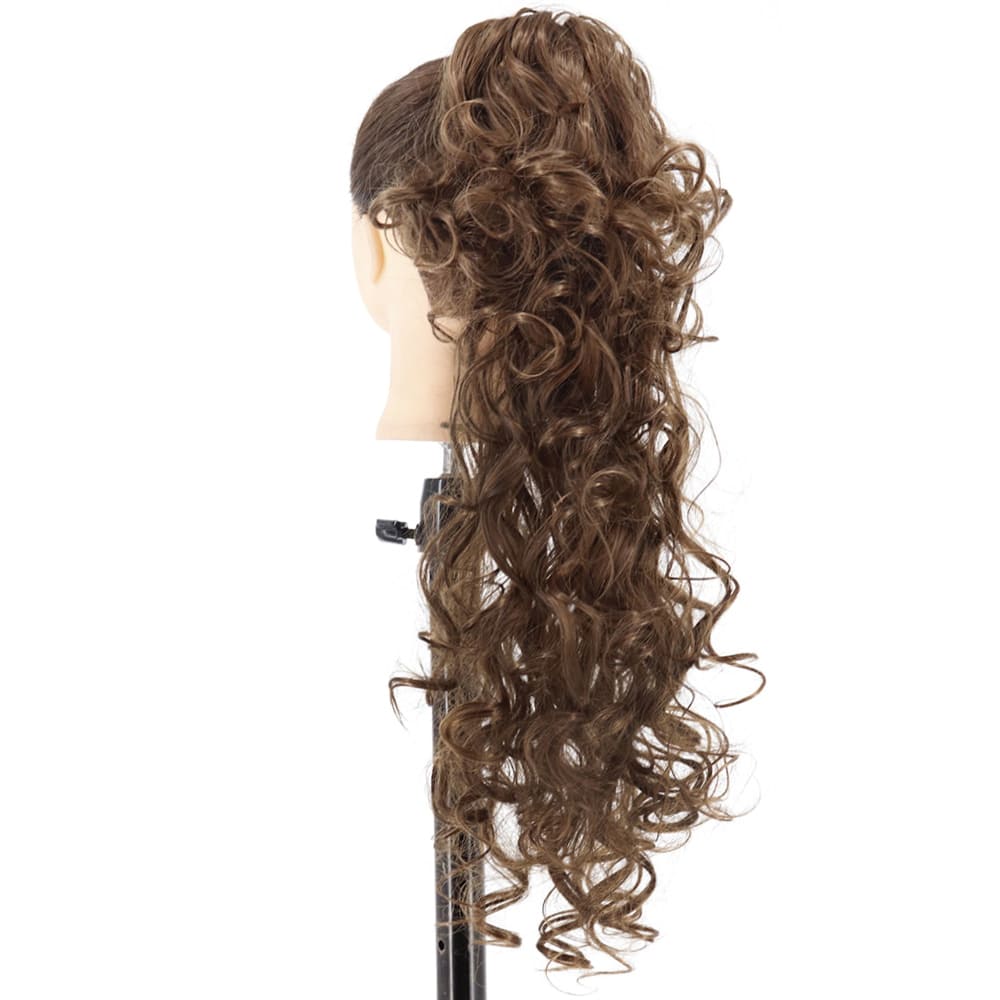 Postiche queue de cheval bouclée