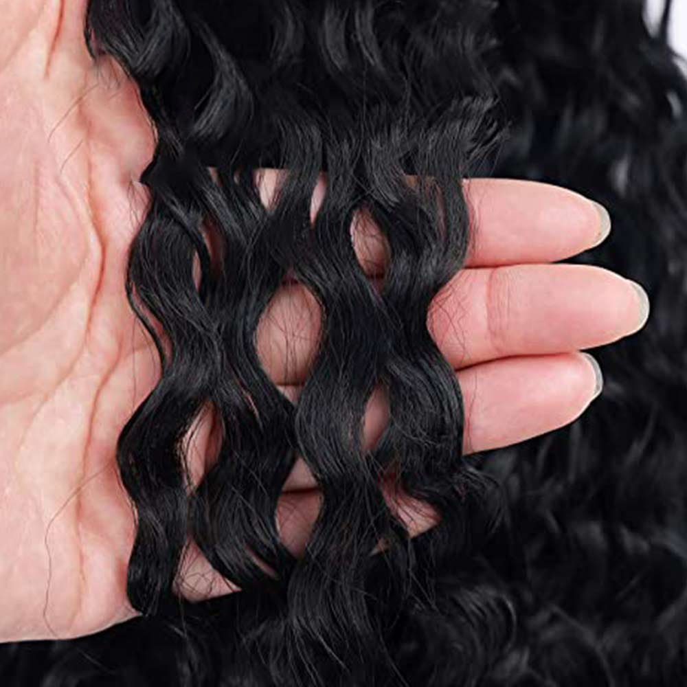 Postiche queue de cheval crépu cheveux