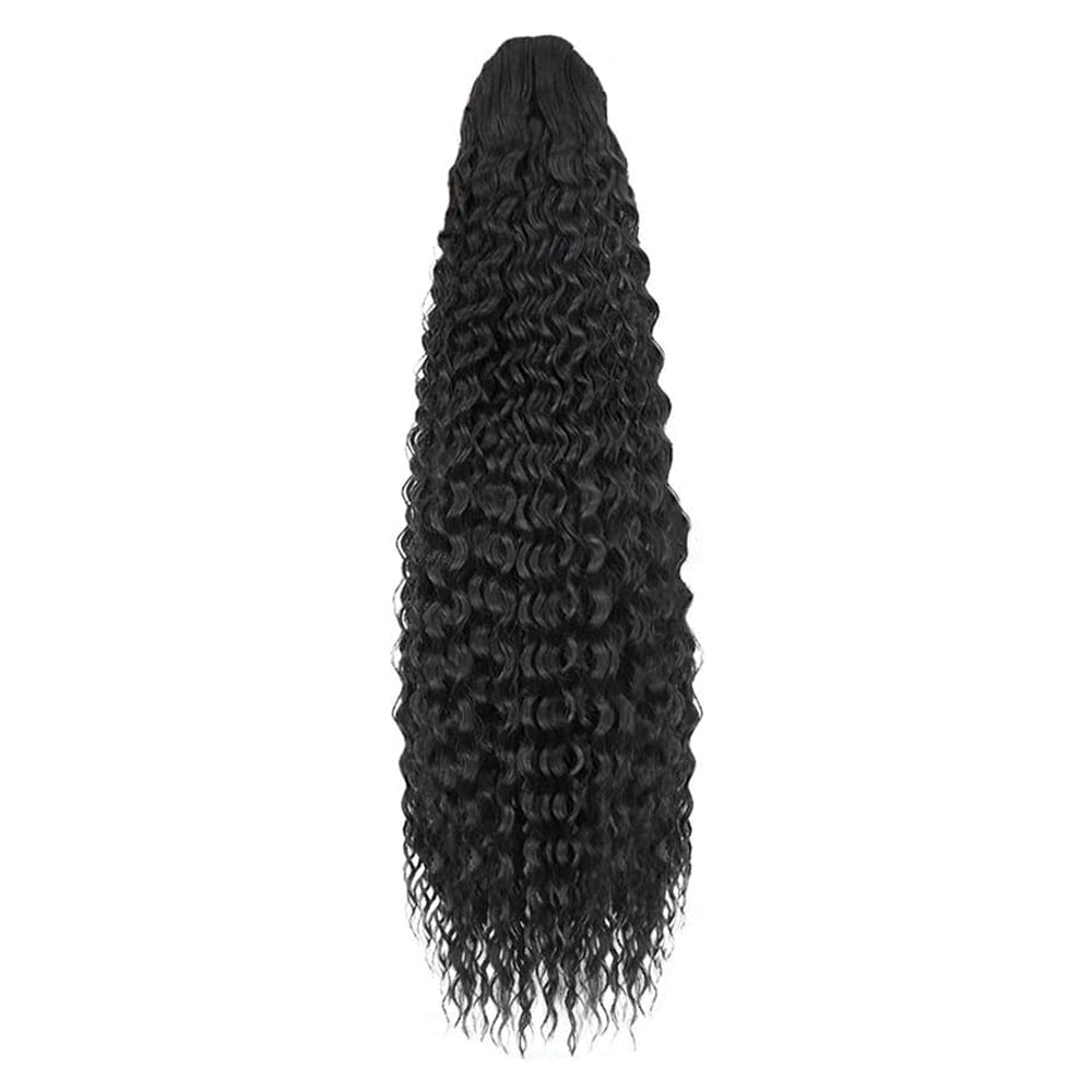 Postiche queue de cheval crépu grande taille