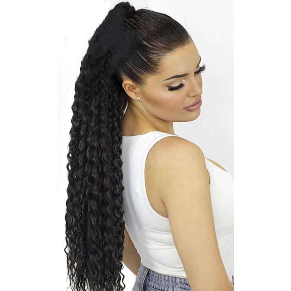 Postiche queue de cheval crépu modèle