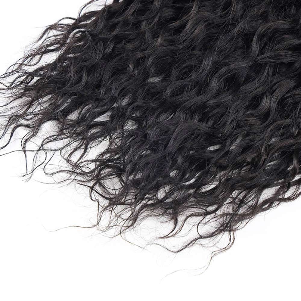 Postiche queue de cheval crépu pointes