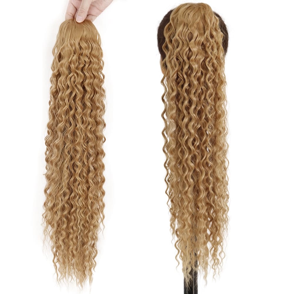 Postiche queue de cheval frisée femme