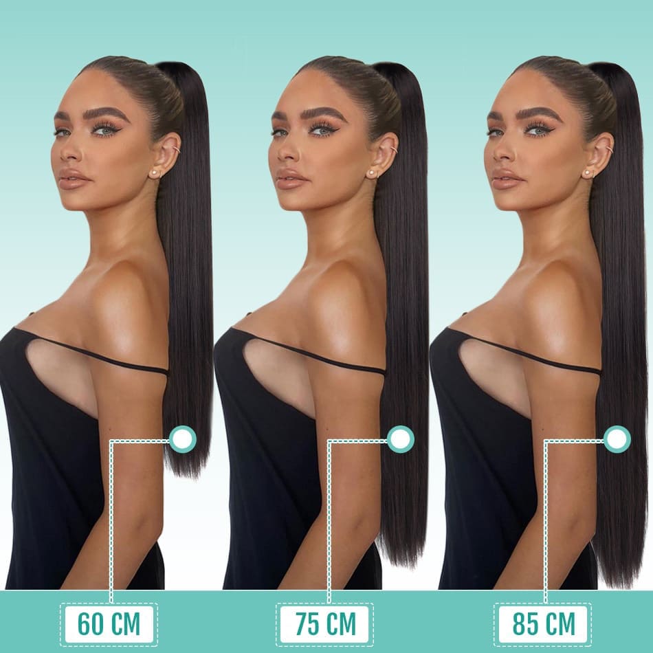 Postiche queue de cheval lisse modèle